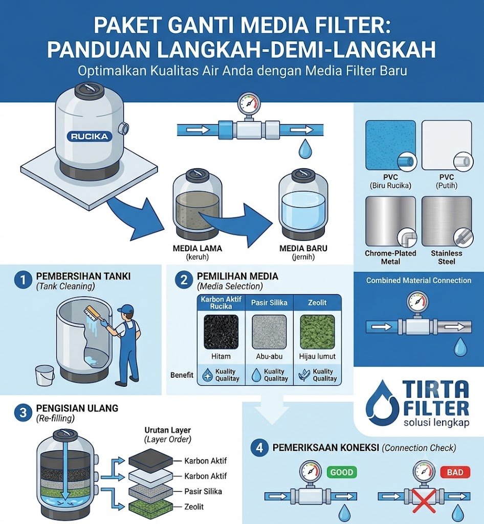 Paket Ganti Media Filter Air Bersih